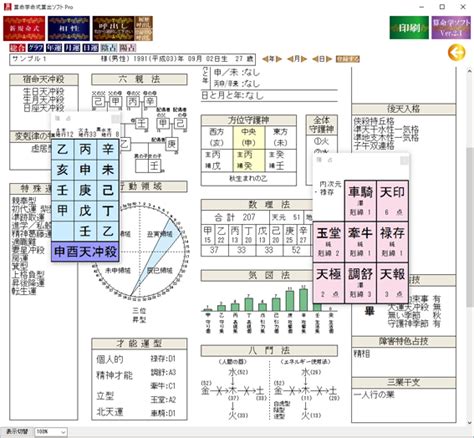 算陰命|命式の見方 